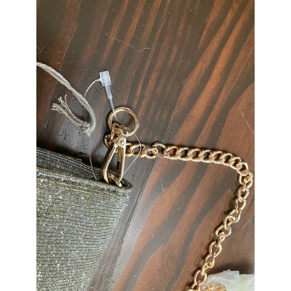 A New Day Glitter Sparkle Dressy Crossbody Handbag Purse Chain Strap Shoulder - Picture 3 of 12
